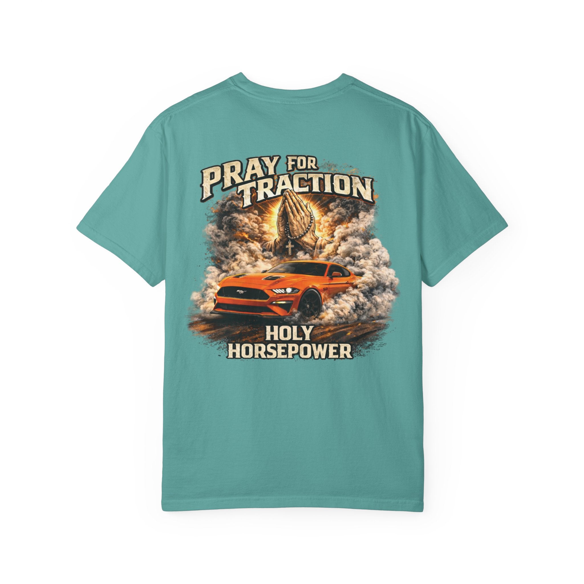 Pray For Traction T-Shirt — Graphic Racing Tee