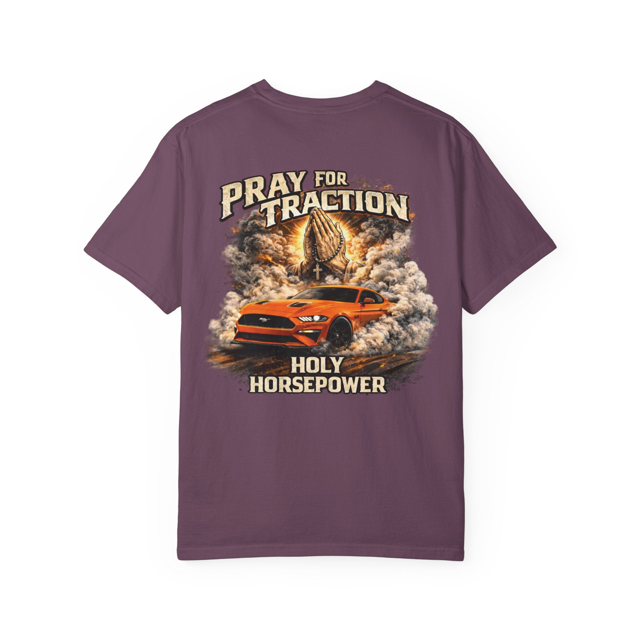 Pray For Traction T-Shirt — Graphic Racing Tee