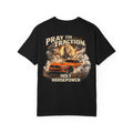 Pray For Traction T-Shirt — Graphic Racing Tee