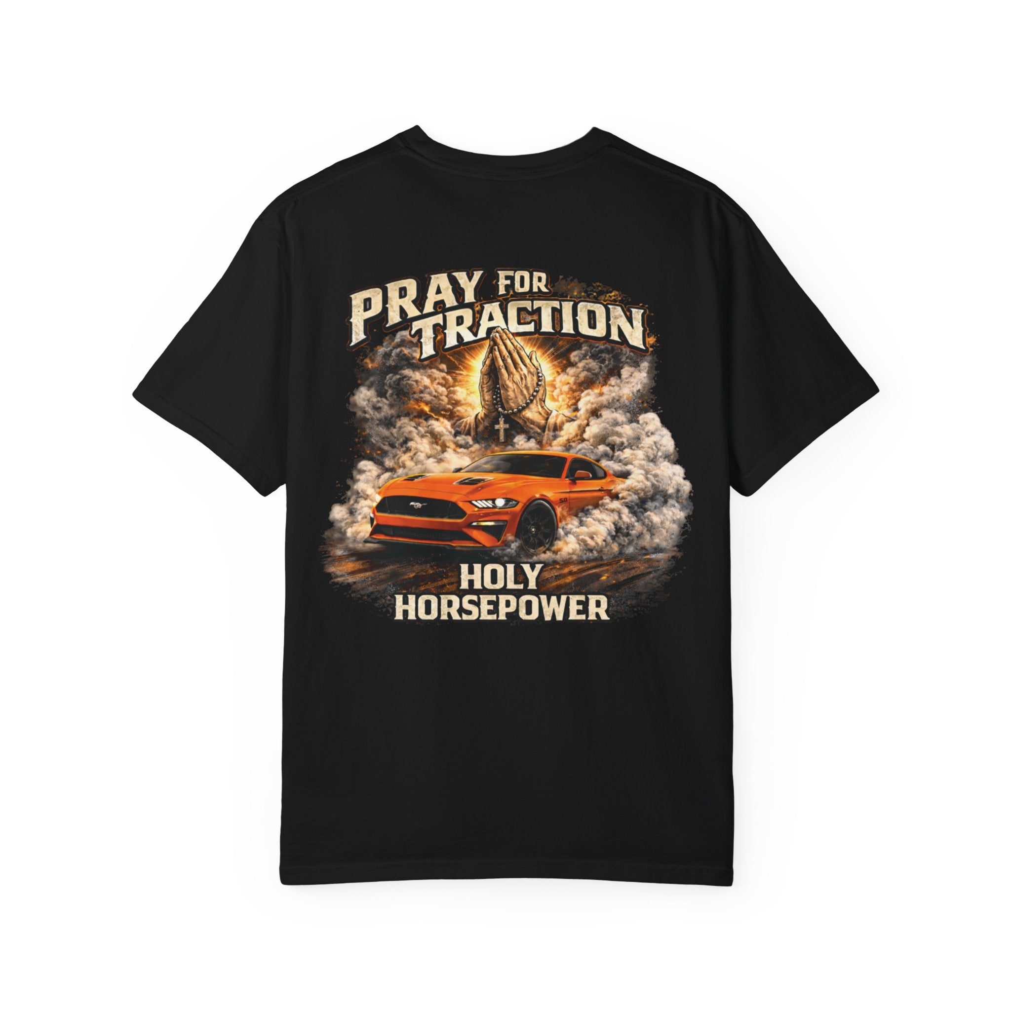 Pray For Traction T-Shirt — Graphic Racing Tee
