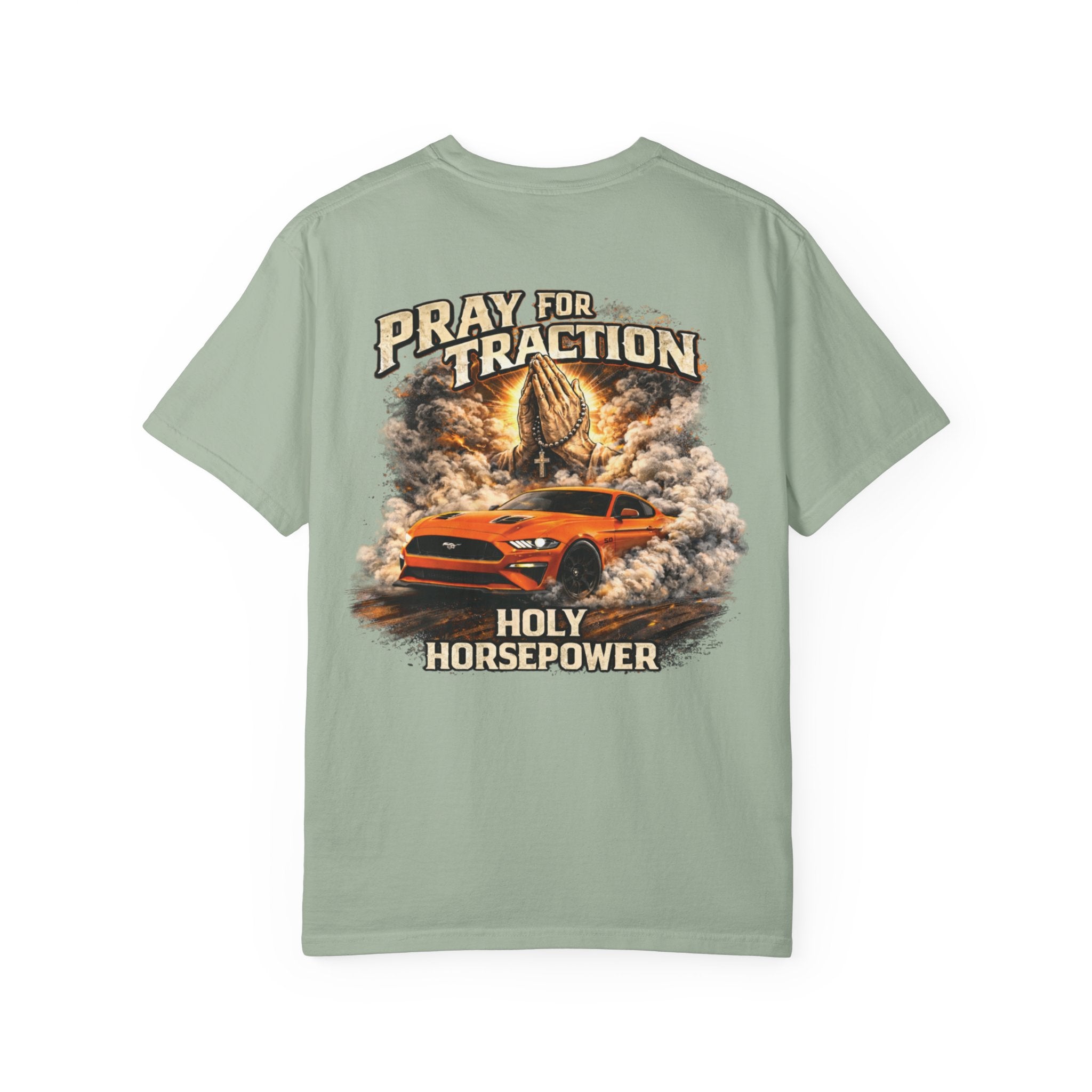 Pray For Traction T-Shirt — Graphic Racing Tee