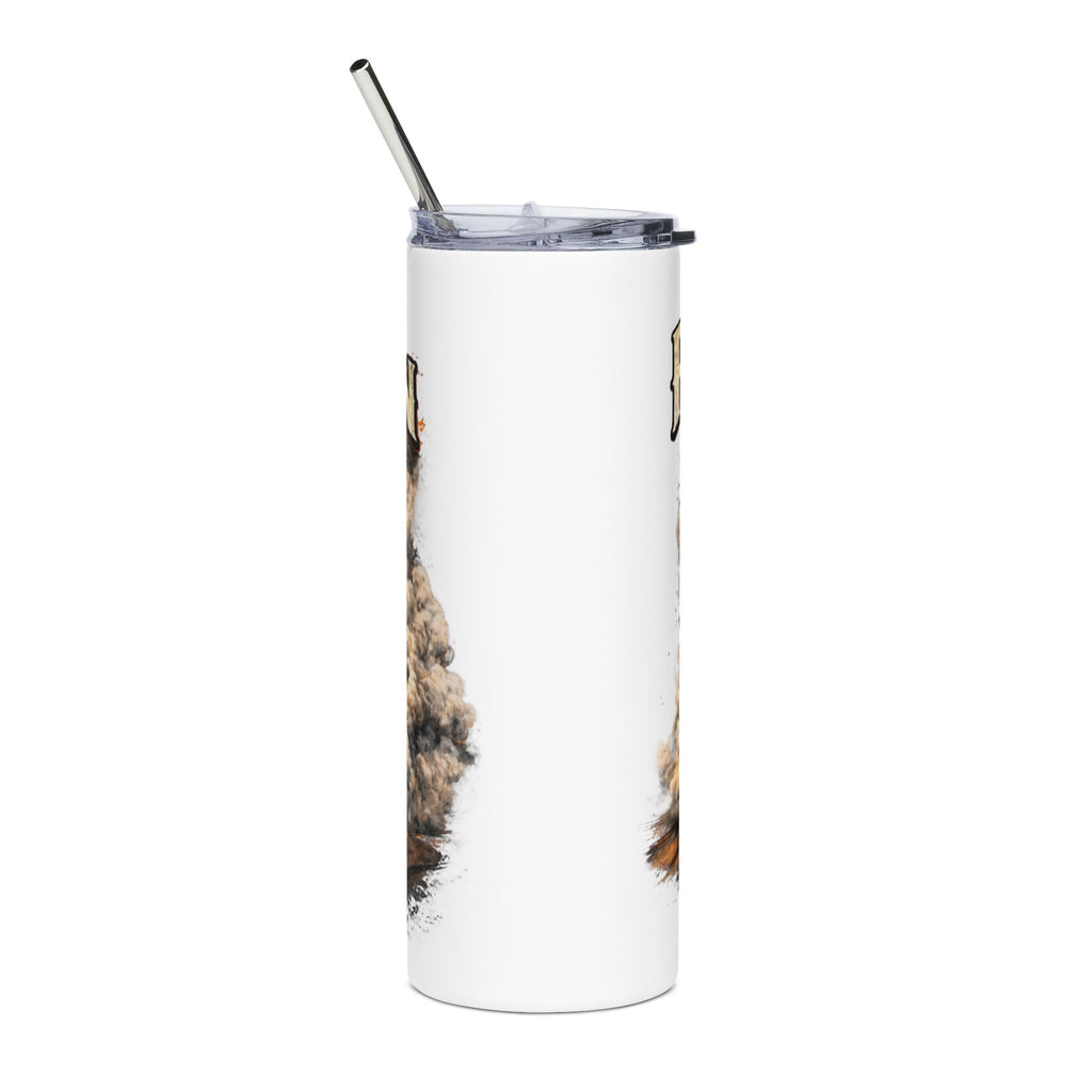 20oz Tumbler — "Pray for Traction: Holy Horsepower"