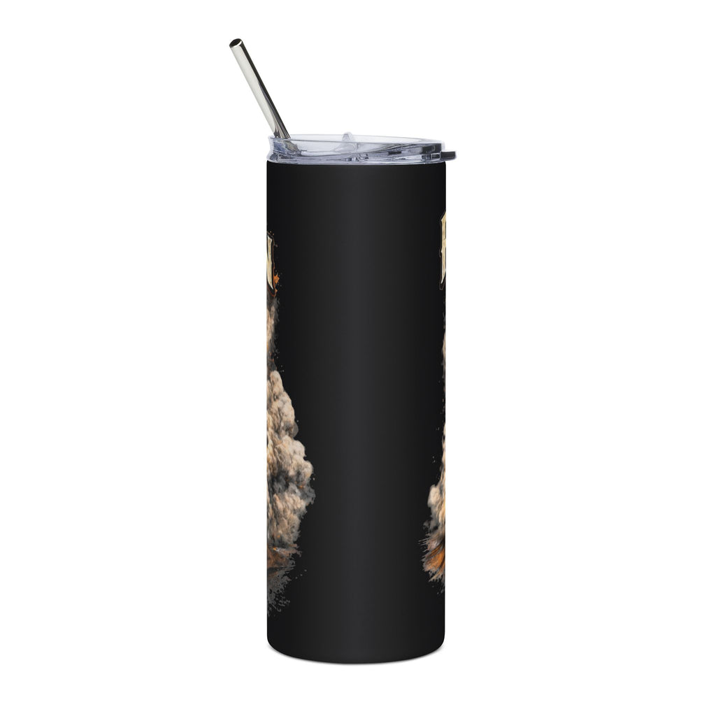 20oz Tumbler — "Pray for Traction: Holy Horsepower"