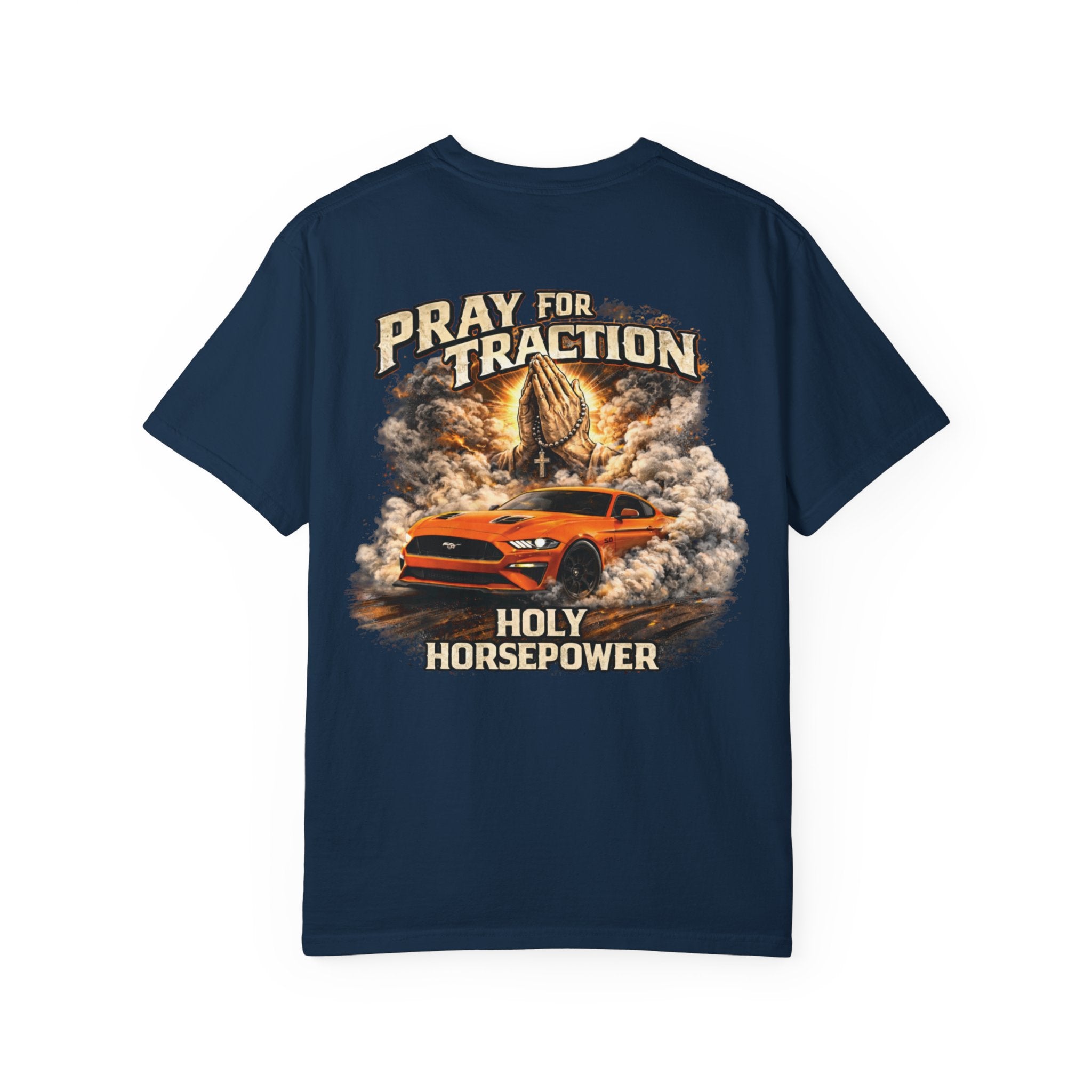 Pray For Traction T-Shirt — Graphic Racing Tee