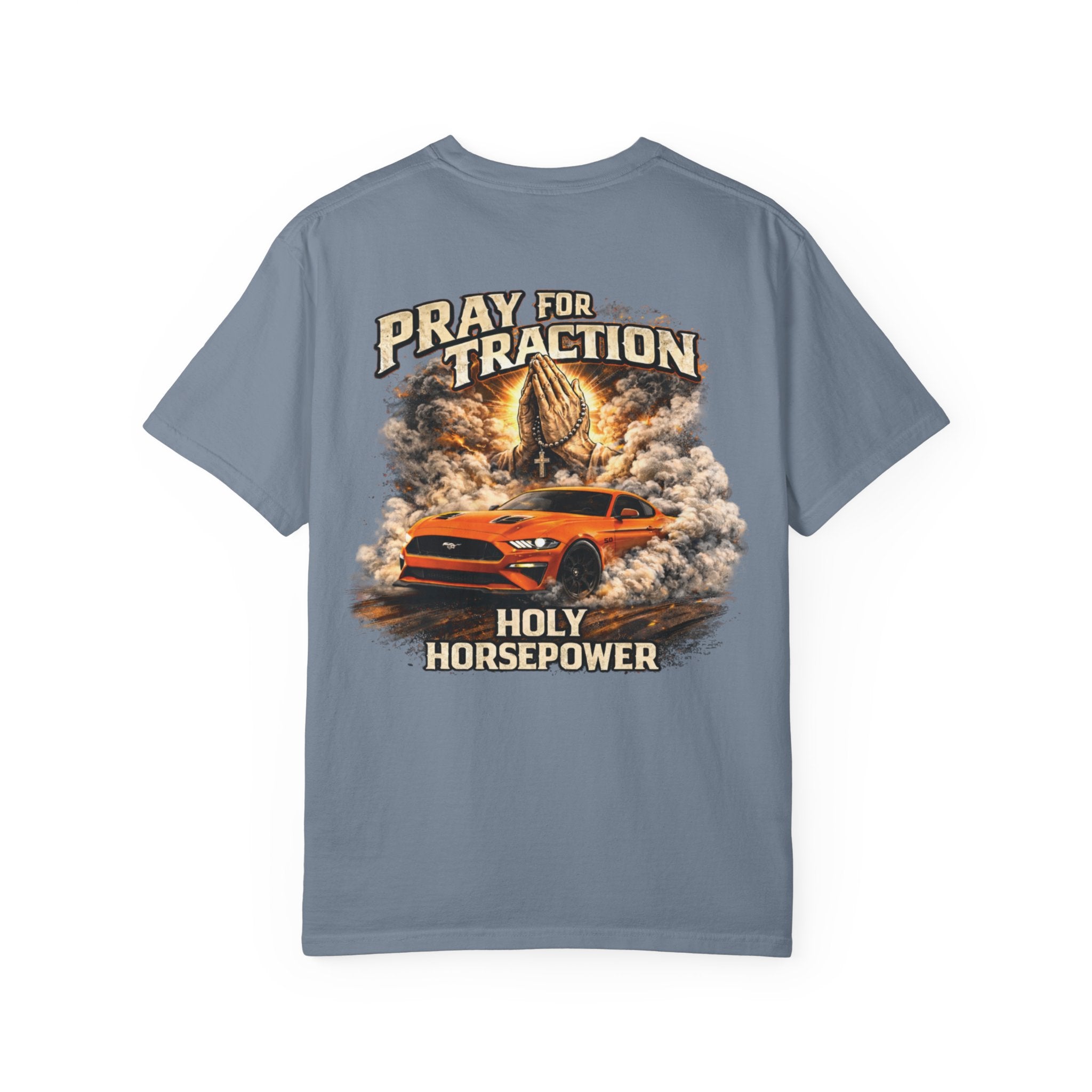 Pray For Traction T-Shirt — Graphic Racing Tee