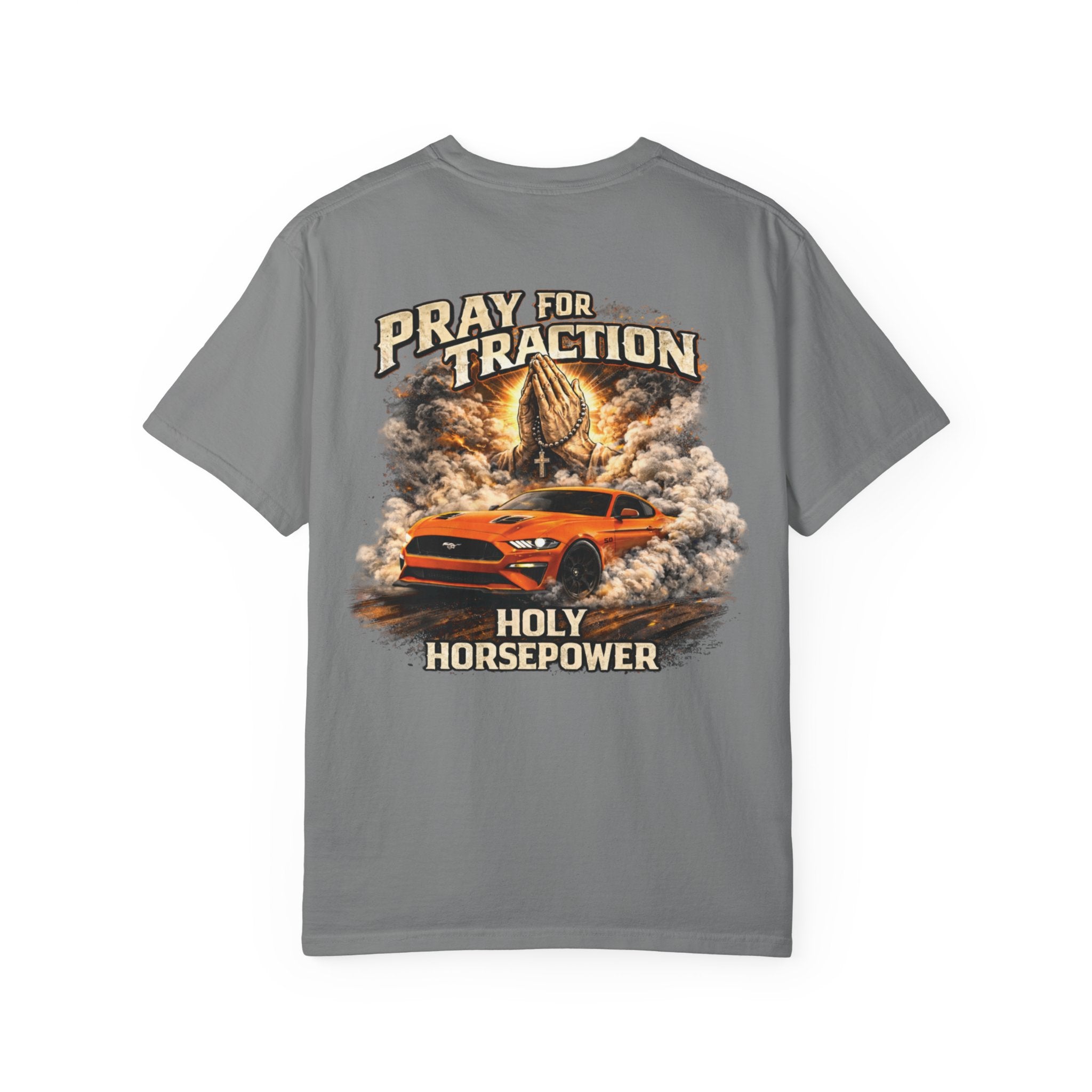 Pray For Traction T-Shirt — Graphic Racing Tee