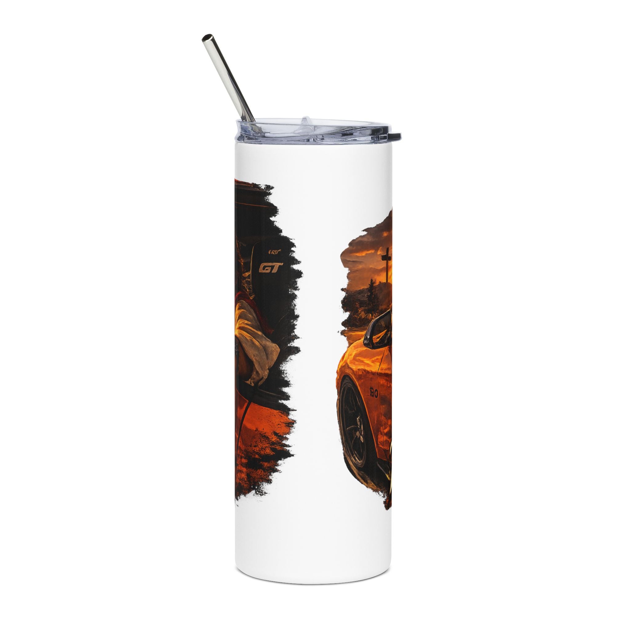 20oz Tumbler — "Rollin' in my 5.0"