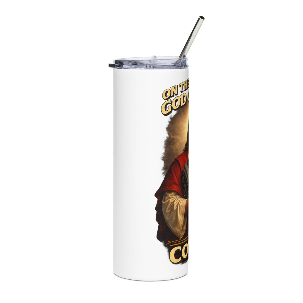 20oz Tumbler – "On the Third Day - God Created the Coyote"