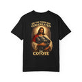 God created the Coyote — Graphic Racing Tee