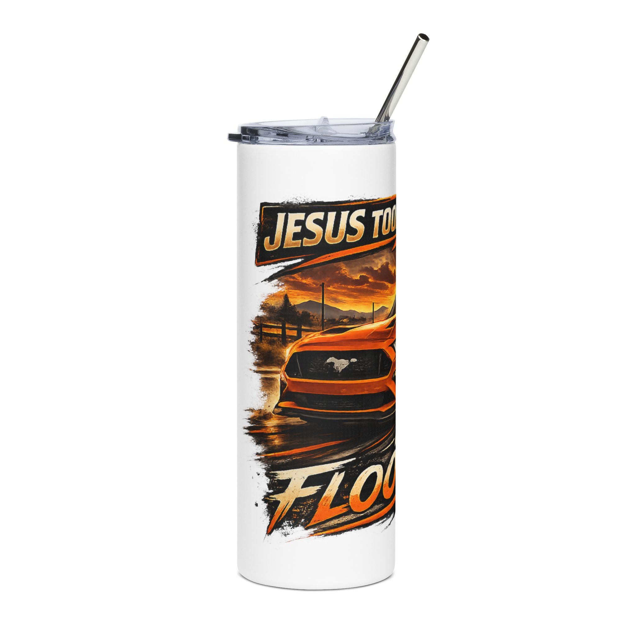 20oz Tumbler — "Jesus Took the Wheel"