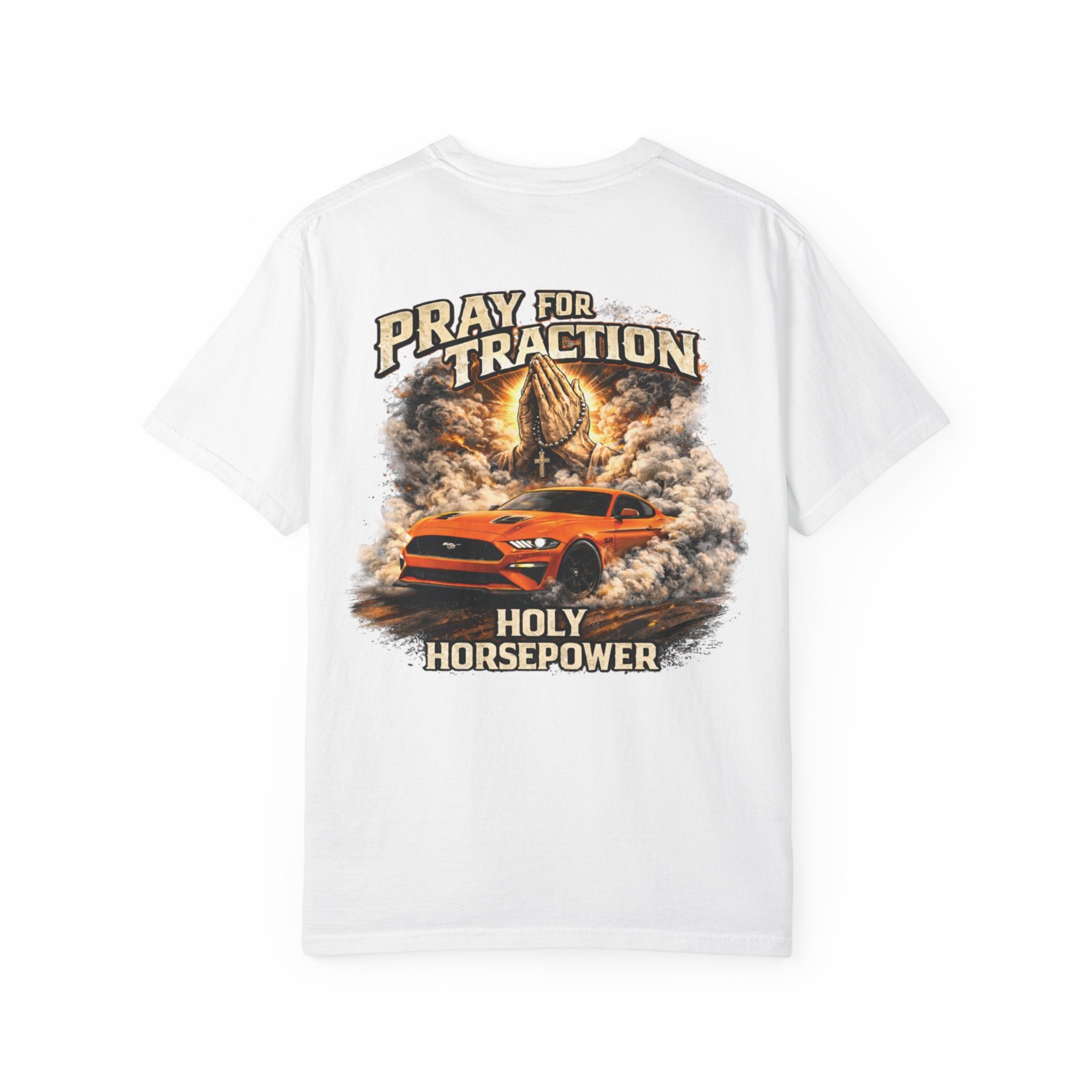 Pray For Traction T-Shirt — Graphic Racing Tee