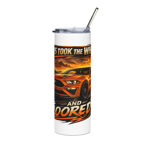 20oz Tumbler — "Jesus Took the Wheel"