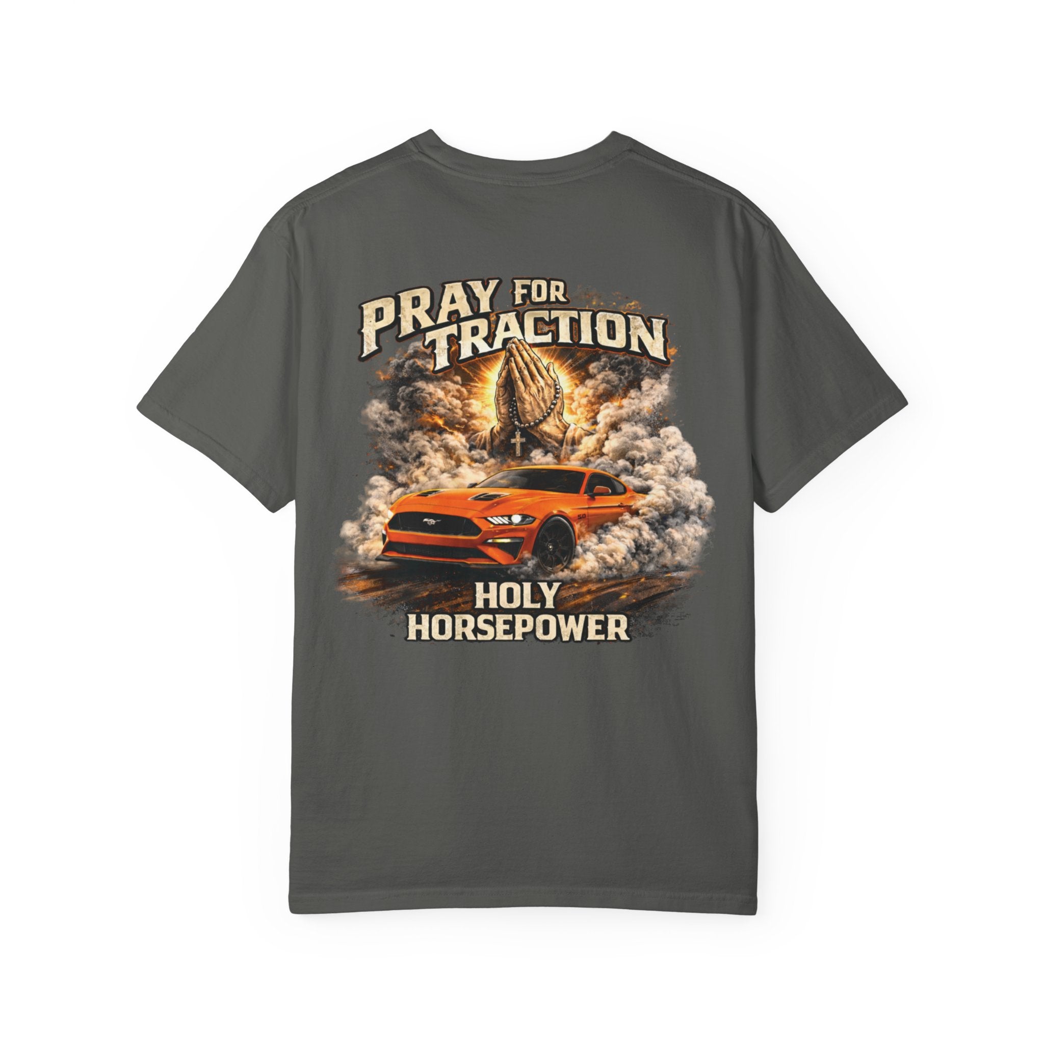 Pray For Traction T-Shirt — Graphic Racing Tee